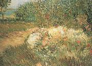 Vincent Van Gogh Corner of Voyer d'Argenson Park at Asnieres (nn04) Sweden oil painting reproduction